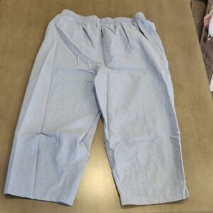 💙Briggs New York Light Denim Look Blue Capris